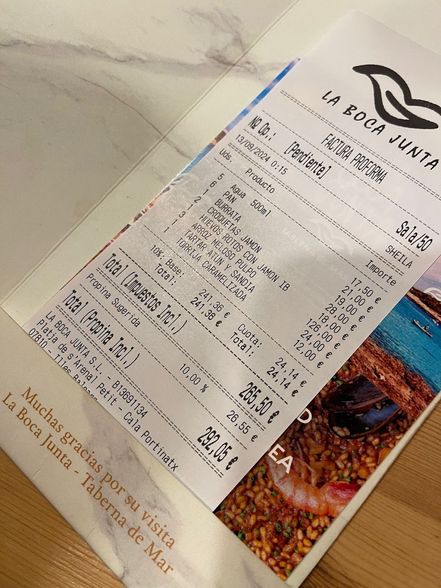 Menu La Boca Junta Taberna De Mar-7